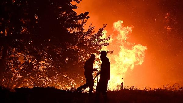 Wildfires rage in Portugal and Spain as…