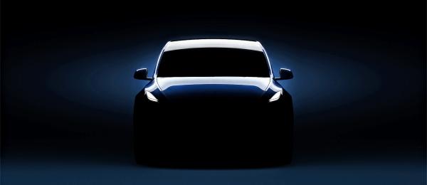 photo of Tesla Drops 1st Real Image Of The Model Y As Event Invites Go Out image