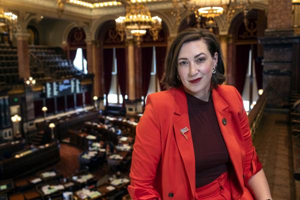 Iowa Sen. Catelin Drey knows her state's…