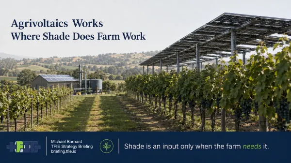 Agrivoltaics Works When Solar Panels Do&hellip;