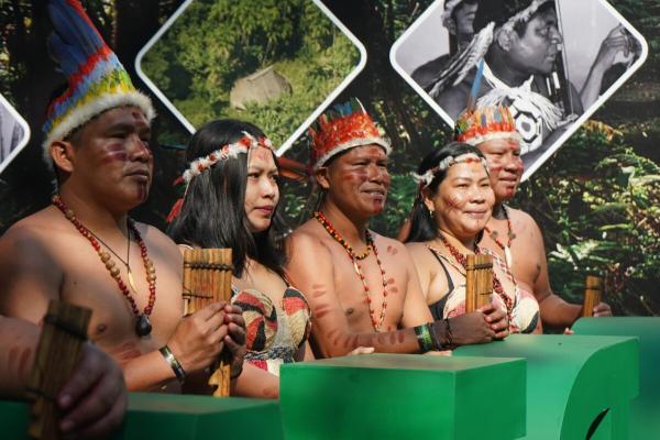 Indigenous leaders gather at the IUCN Indigenous Peoples and Nature summit