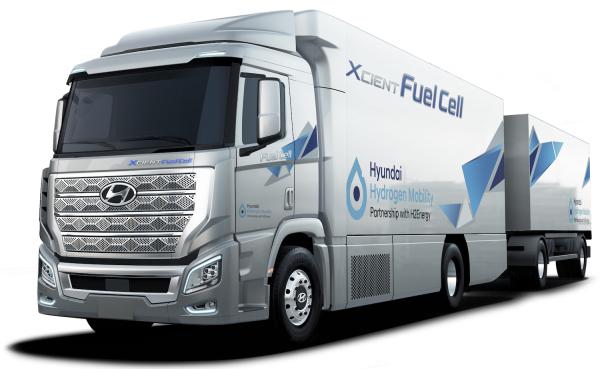 photo of Hyundai Hydrogen Mobility and Hydrospider partner to promote green hydrogen ecosystem; Hyundai H2 Xcient fuel cell… image