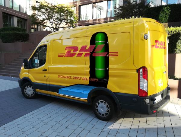 photo of DHL and StreetScooter develop new fuel cell electric panel van; DHL orders 100 units image