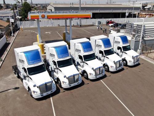 photo of Port of Los Angeles rolls out $82.5M hydrogen fuel cell electric freight demonstration; Toyota fuel cell technology image
