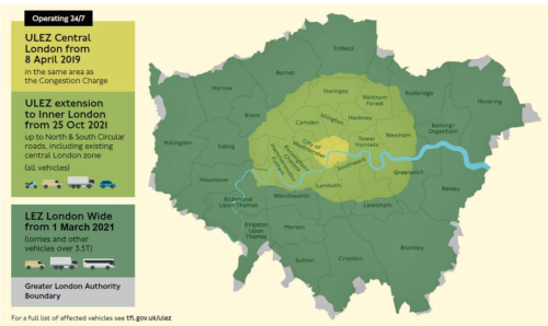Mayor of London expanding Ultra Low…