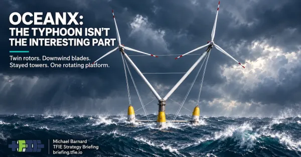 OceanX Made Downwind Floating Wind Worth…