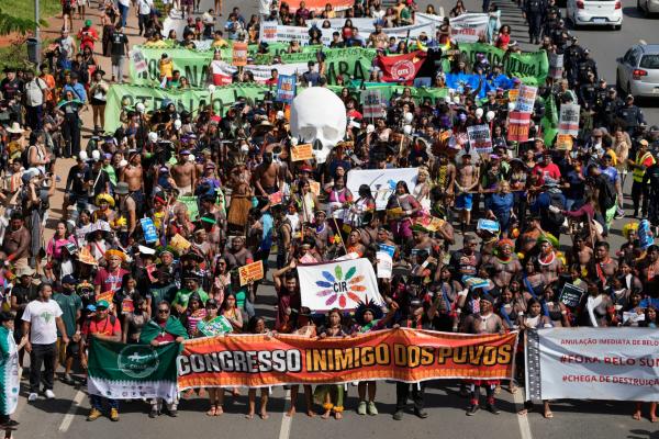 In Brazil’s capital, Indigenous…