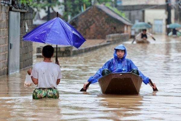 Heavy rain and floods in northern Vietnam submerge homes and&hellip;