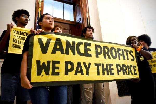 photo of ‘Vance Profits, We Pay The Price’: Sunrise Movement Protests J.D. Vance Over Billionaire Influence and Calls on… image