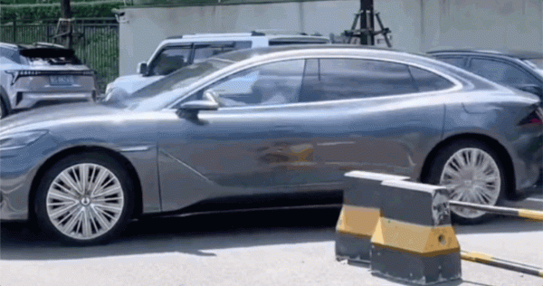 Watch a BYD electric sedan do a full…