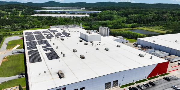 This metro Atlanta factory roof is now a…