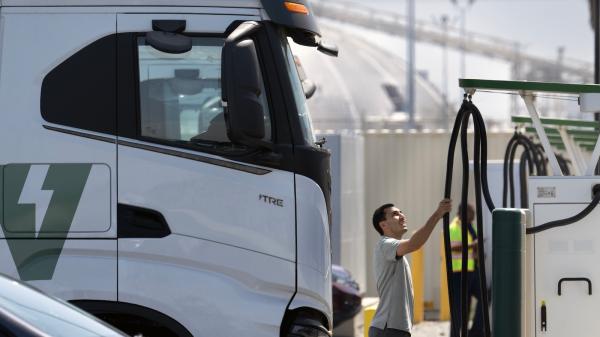 photo of California rolls on with electric trucks, despite Trump’s roadblocks image