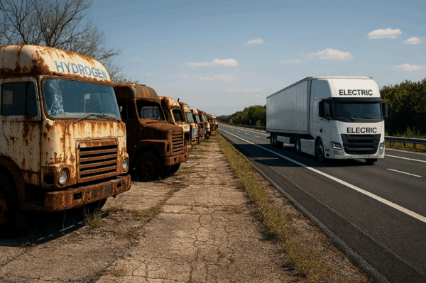 Hydrogen Freight Fizzles As Batteries…