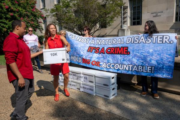 photo of Thousands of Disaster Survivors Urge the Department of Justice to Investigate Fossil Fuel Companies for Climate Crimes image