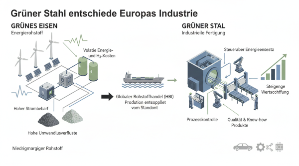 photo of Warum grüner Stahl — nicht grünes Eisen — Europas industrielle Zukunft bestimmt* image