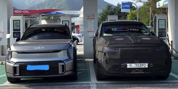 The Genesis GV90 looks huge charging&hellip;