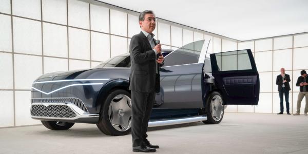 The Genesis GV90 interior takes luxury…