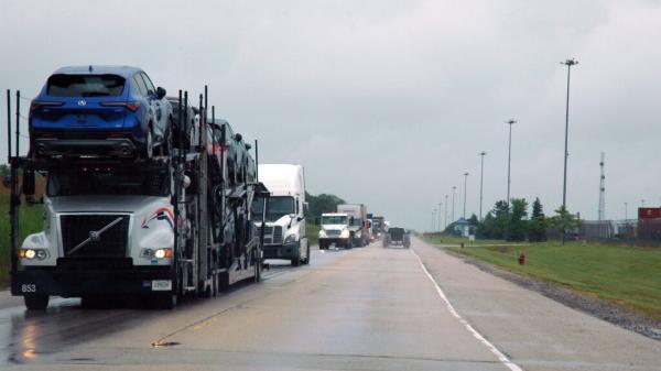 Trucks Move the Country’s Goods…