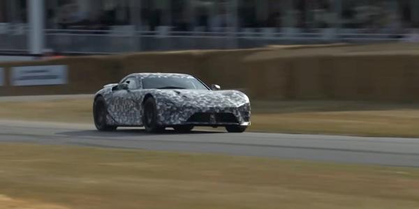 The Lexus LFA electric supercar debuts…