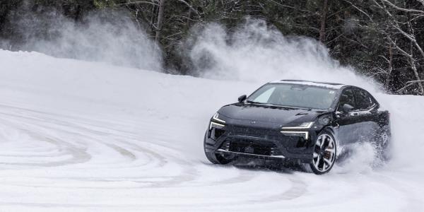 Polestar 4 on ice: 544 hp and fine-tuned&hellip;