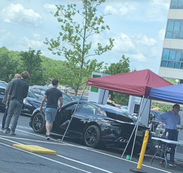 photo of Exclusive: Porsche Taycan Spy Shot At Electrify America Charging Station (+ Tesla Model Y Spotted In The Wild) image