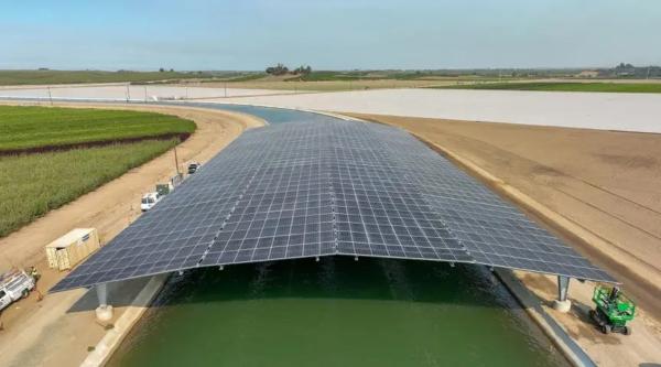 California Completes Solar Canopy Over Irrigation Canal