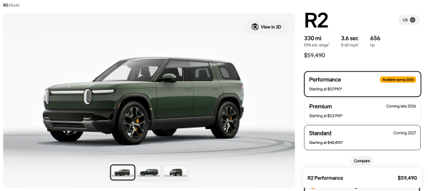 Rivian opens R2 configurator: here are&hellip;