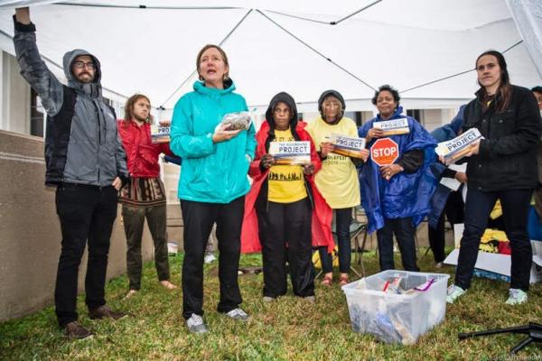 photo of Louisiana Activists Charged with Felonies After Delivering Box of Formosa Plastic Pollution to Lobbyists image