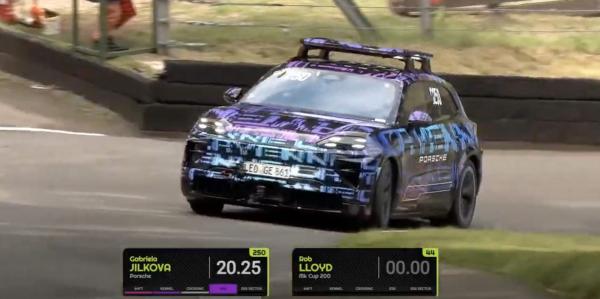 photo of A prototype Porsche Cayenne EV just crushed every gas SUV ever in a race image