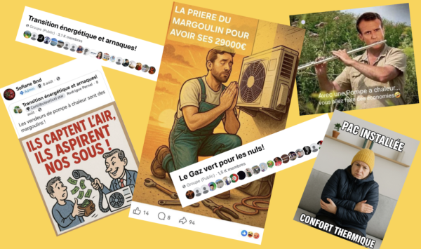 photo of French PR executive behind Facebook network spreading heat pump hate image