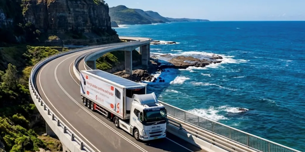 GENIUS: adding solar panels to semi trailers is an idea so…