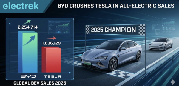 BYD officially crushes Tesla in…