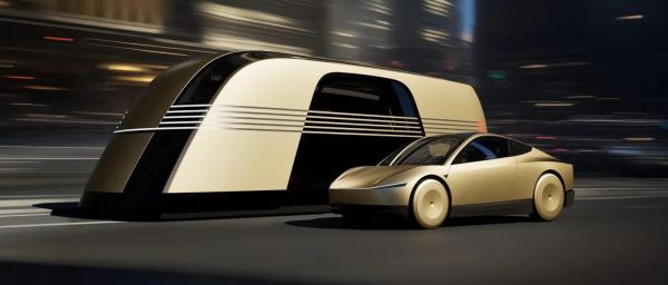 photo of Tesla launches legal war over ‘Cybercab’ name against seltzer company image