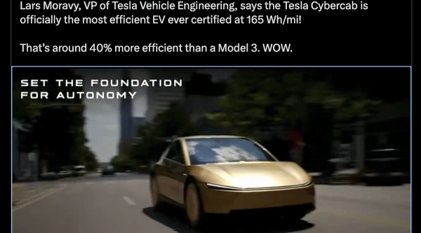 Tesla Cybercab Is Super Efficient —&hellip;