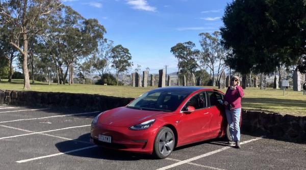 Cold-Weather EV Driving to Waterfall Way