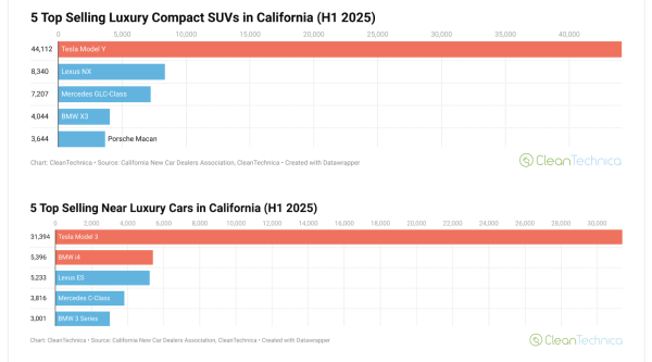 EVs Lead 5 Vehicle Categories in…