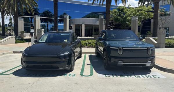 Rivian R2 vs Tesla Model Y spotted&hellip;
