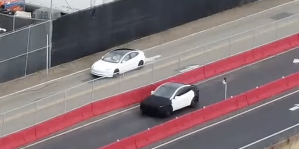 Tesla prototype spotted at factory –…