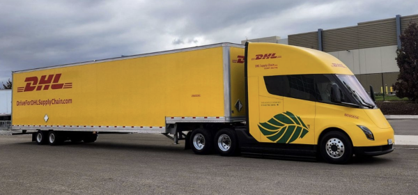 DHL takes delivery of its first Tesla…