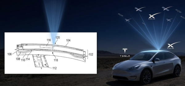 Tesla files patent to integrate Starlink…