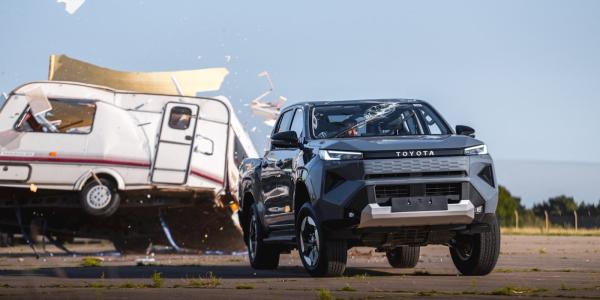 Toyota dropped a 1,675 lb caravan on its&hellip;