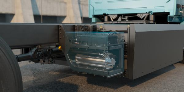photo of Volvo Trucks adds electric PTO to VNR Electric semi lineup image
