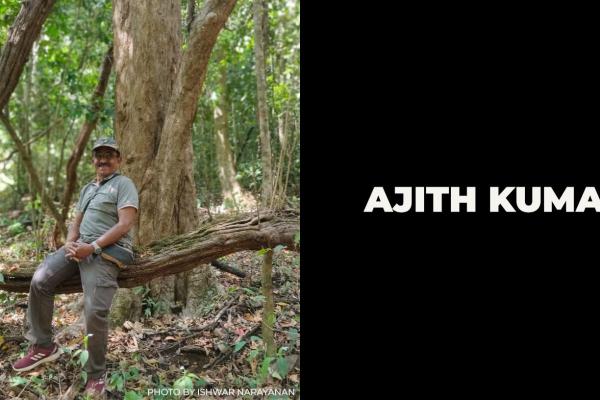 Indian wildlife biologist Ajith Kumar…