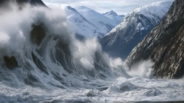 Alaska’s monster tsunami sent water…