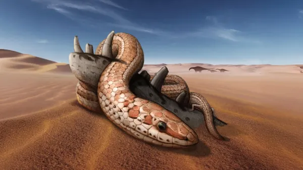 This 100 million-year-old snake had hind&hellip;