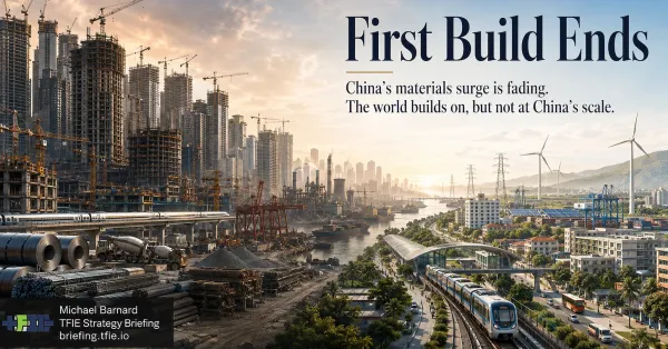 China’s First Build Is Ending, And The&hellip;