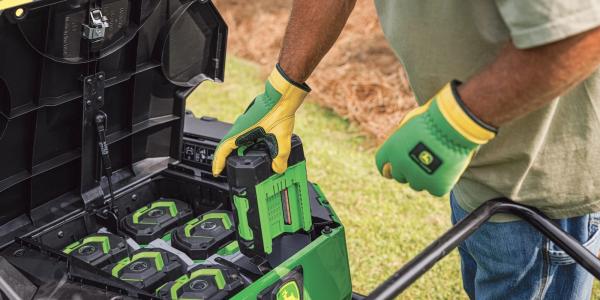John Deere electric riding mower gets…