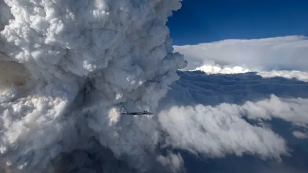 Scientists just recreated a wildfire…