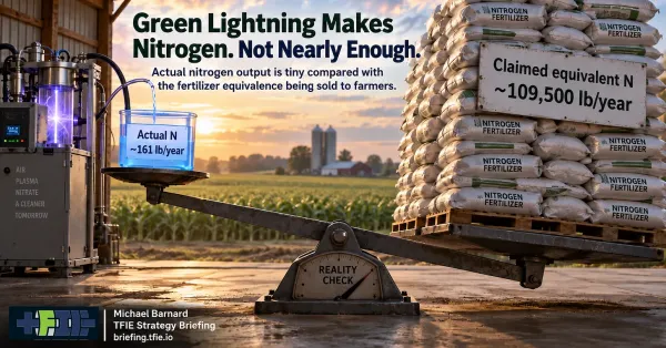 Green Lightning’s Fertilizer Claim…