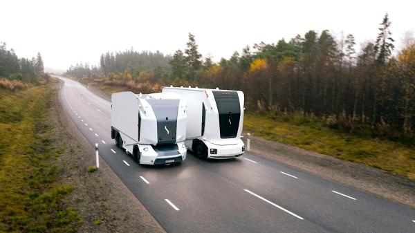 Autonomous electric semi truck brand…